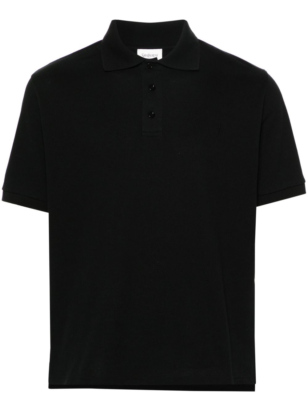 Piquet cotton polo shirt