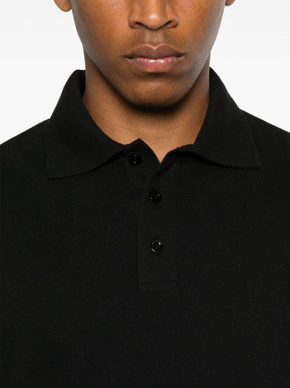 Piquet cotton polo shirt