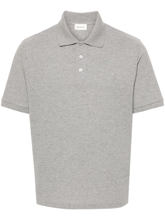 Piquet cotton polo shirt