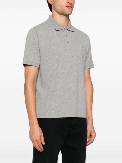 Piquet cotton polo shirt