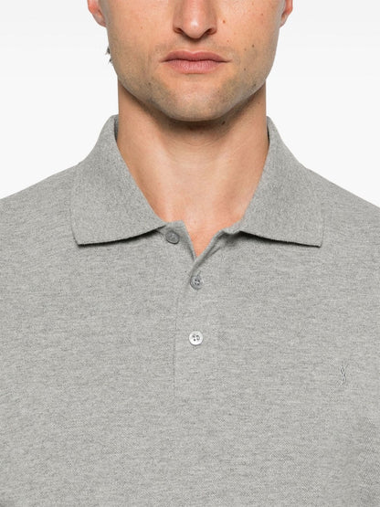 Piquet cotton polo shirt