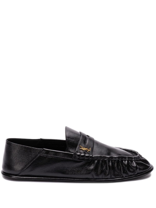 Leather loafers