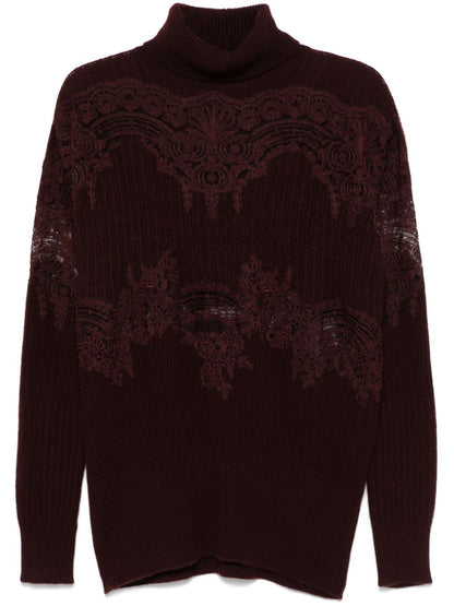 Wool turtle-neck jumper