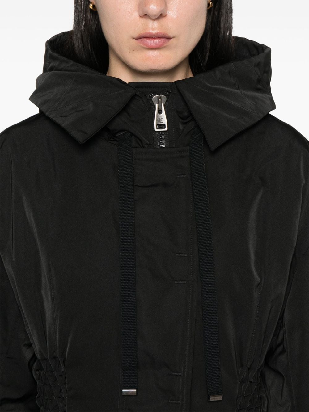 Hooded donw jacket