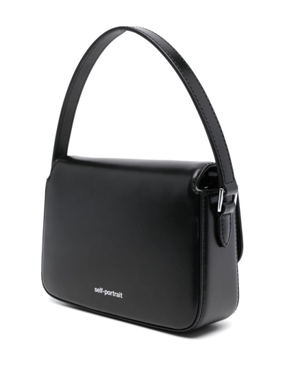 Baguette micro leather shoulder bag