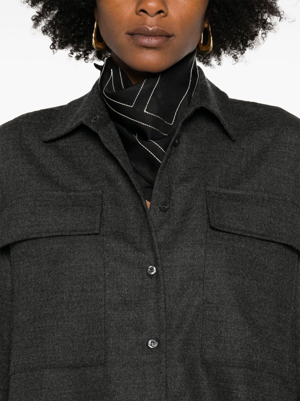 Jacqueline wool shirt