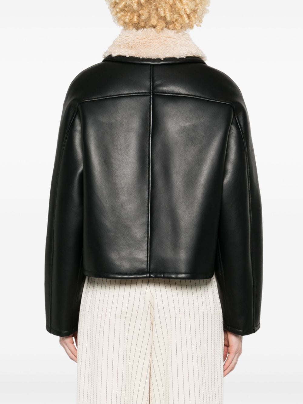 Selene leather effect jacket