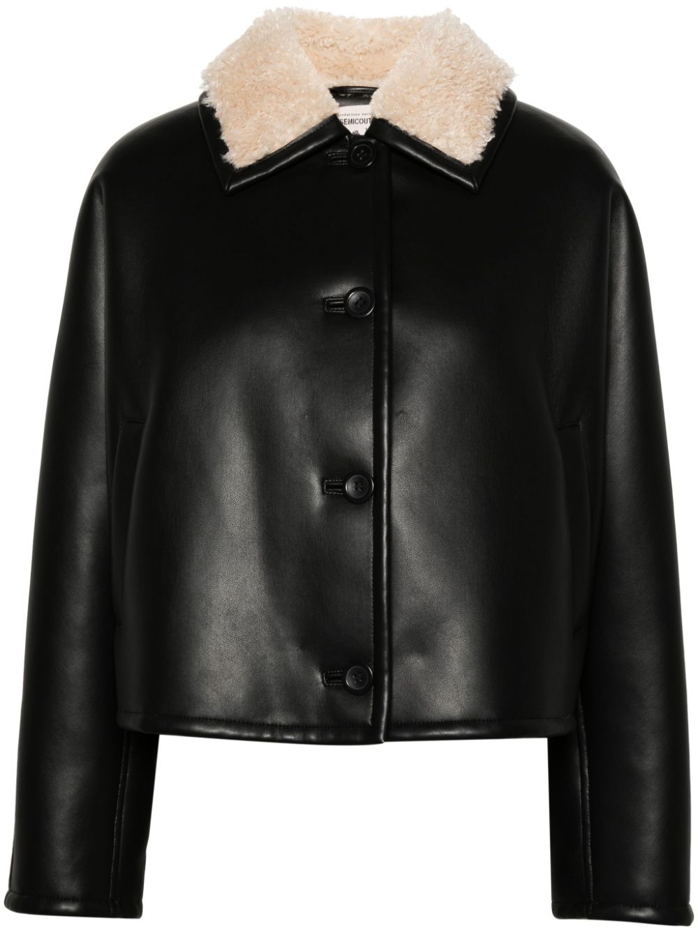 Selene leather effect jacket