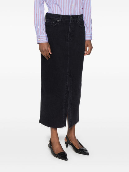 Kellie denim cotton skirt