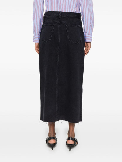 Kellie denim cotton skirt