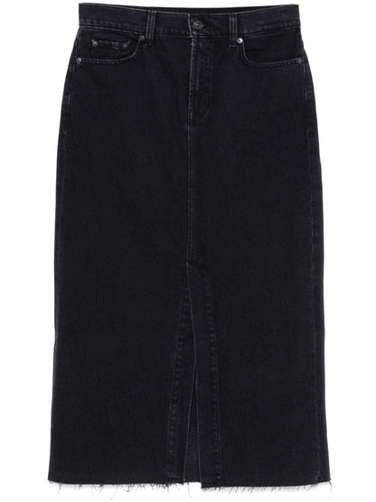 Kellie denim cotton skirt