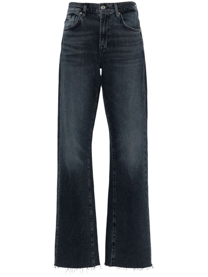 Tess wide-leg denim jeans