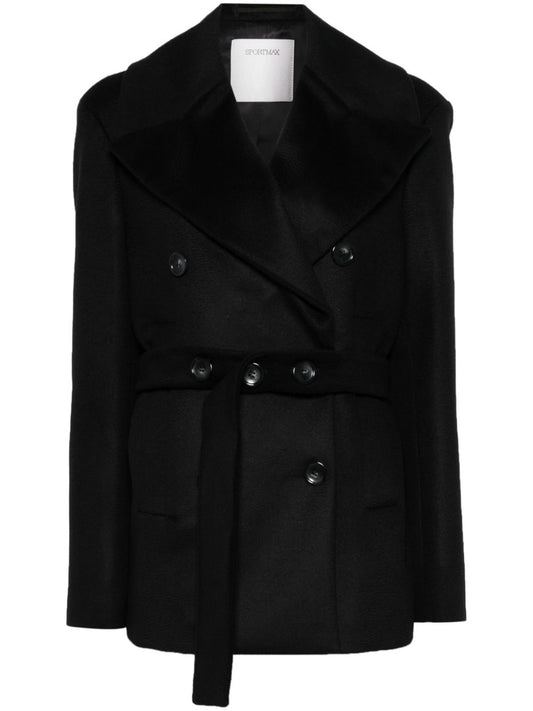 Wool short coat