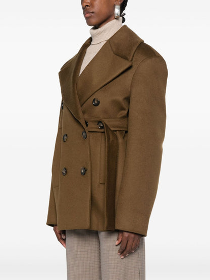 Wool short coat