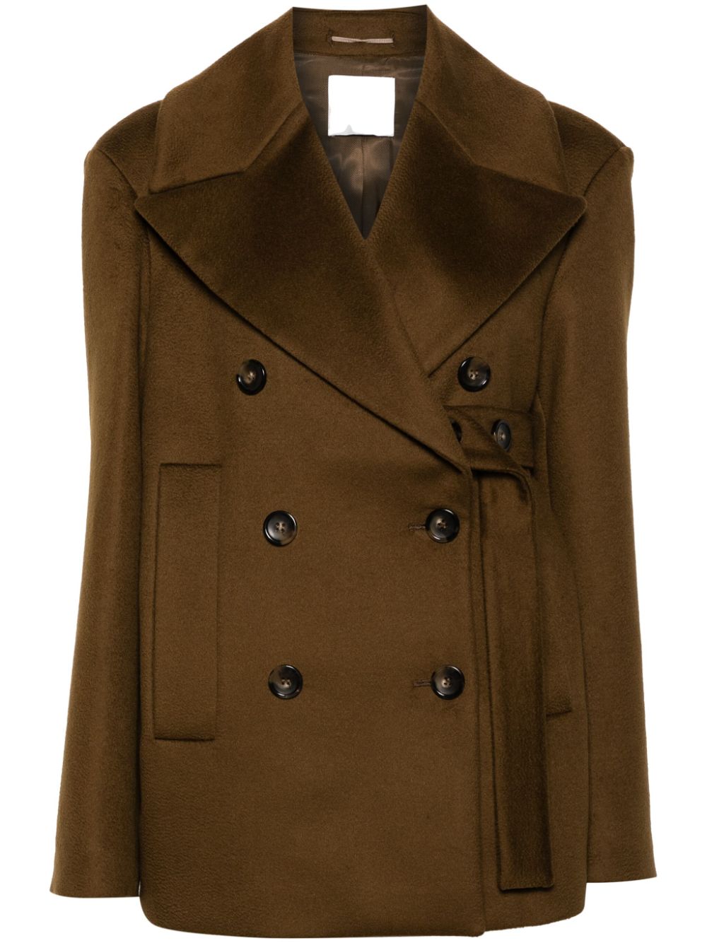 Wool short coat