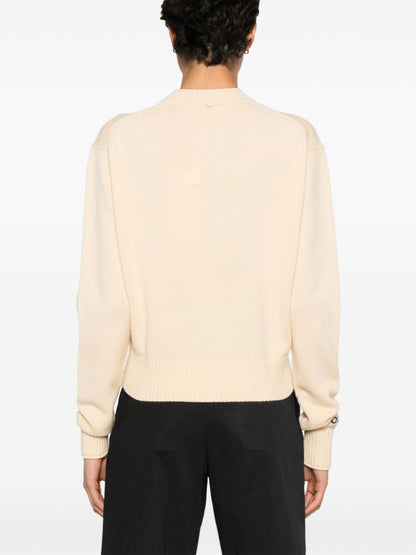 Wool crewneck sweater