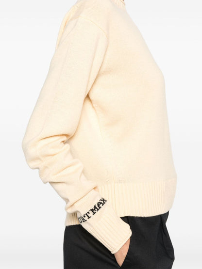 Wool crewneck sweater