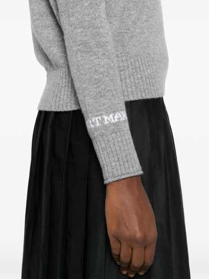 Wool crewneck sweater