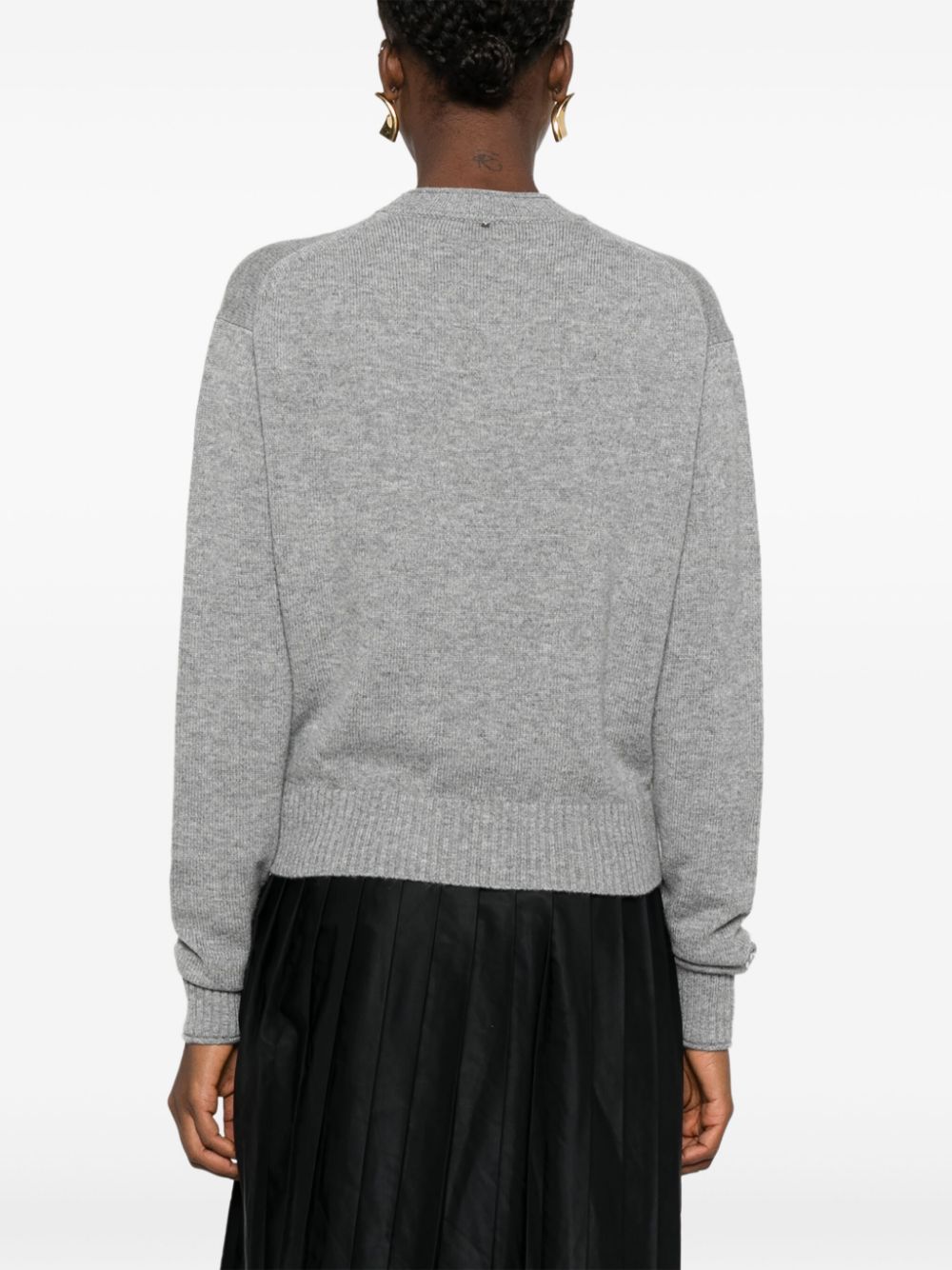 Wool crewneck sweater