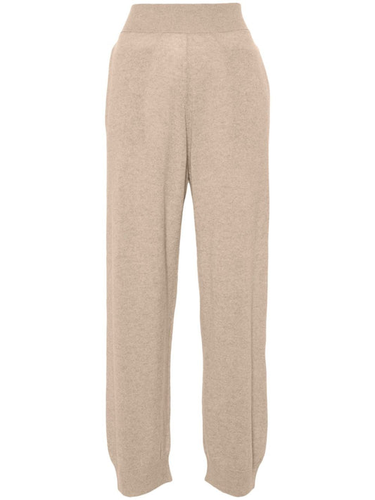 Cashmere knitted trousers