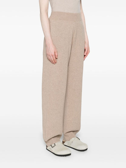 Cashmere knitted trousers