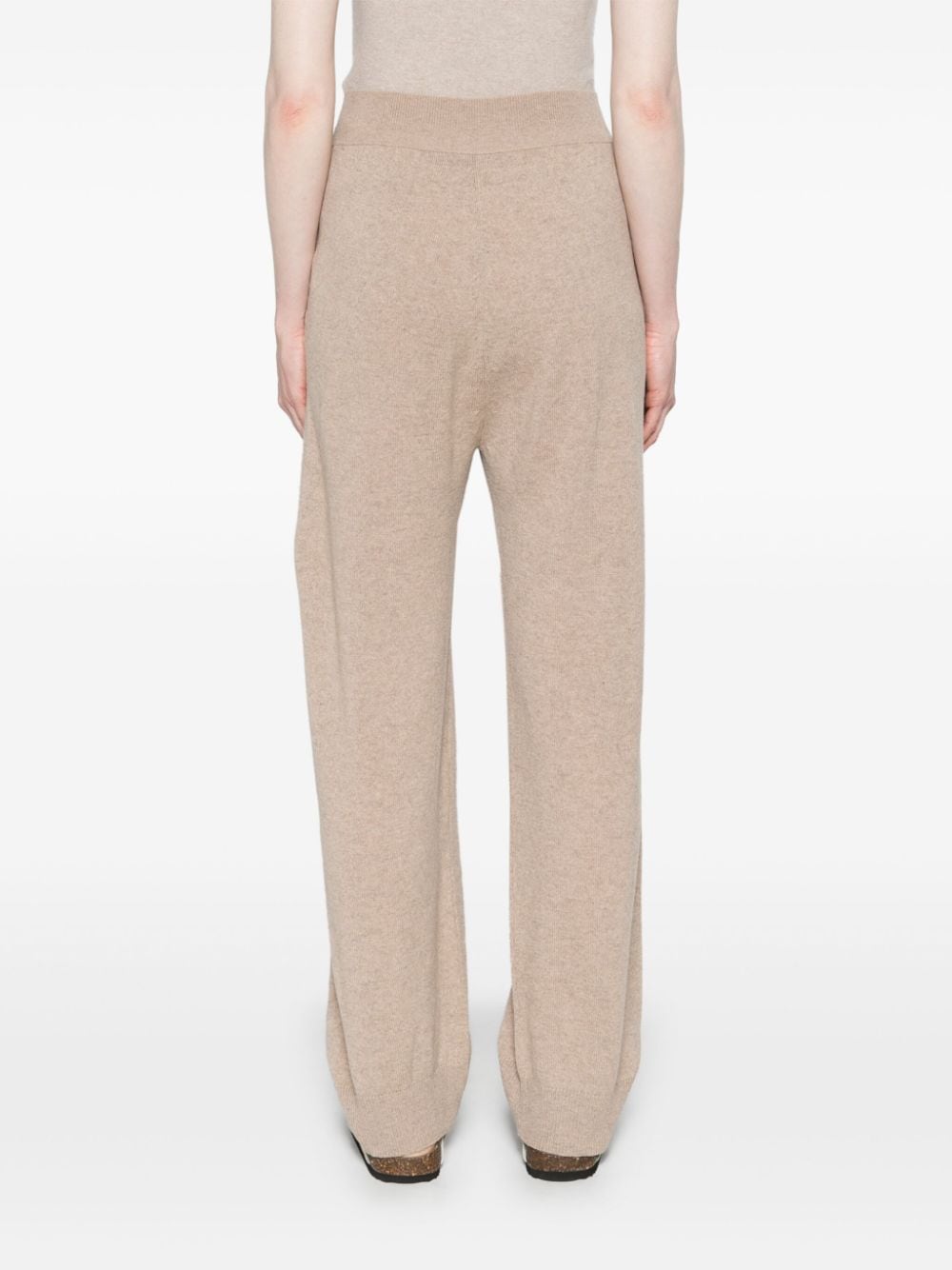 Cashmere knitted trousers