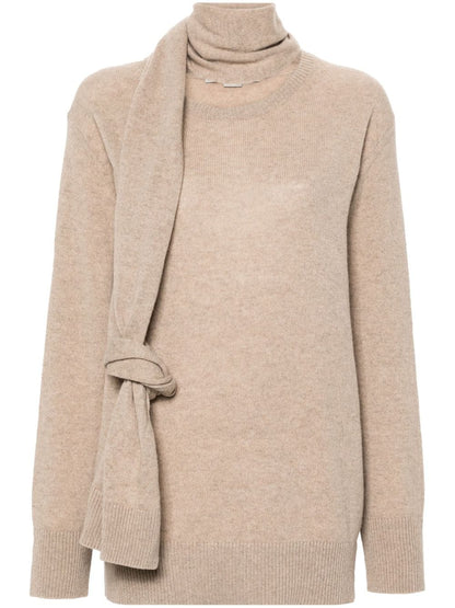 Cashmere scarf jumper