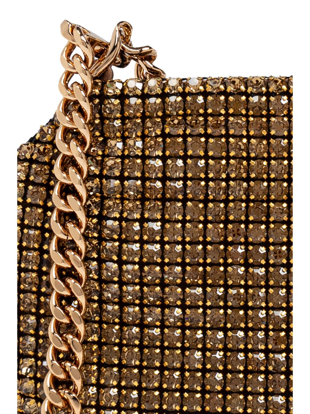 Falabella crystal mesh clutch