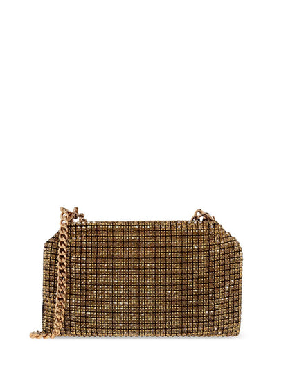 Falabella crystal mesh clutch