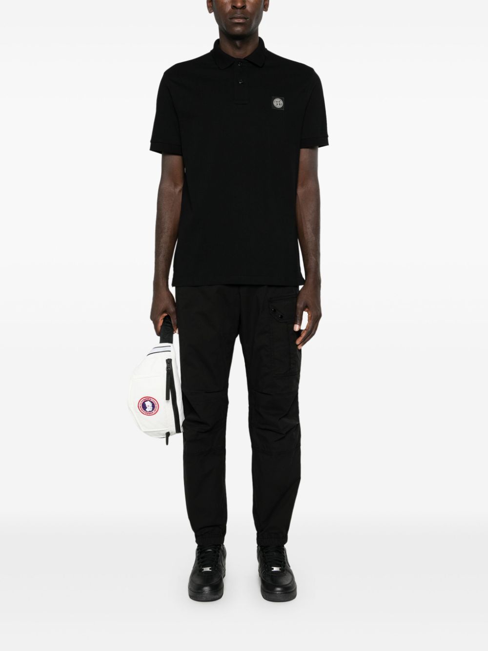 Logo cotton polo shirt