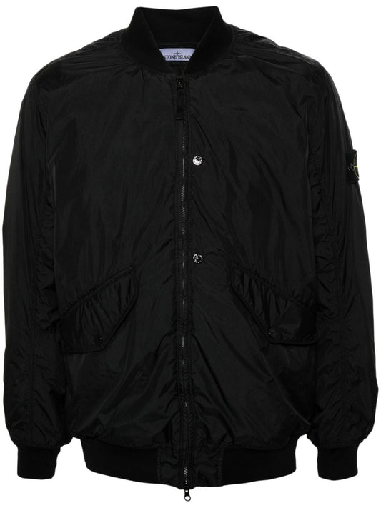 Nylon bomber jacket