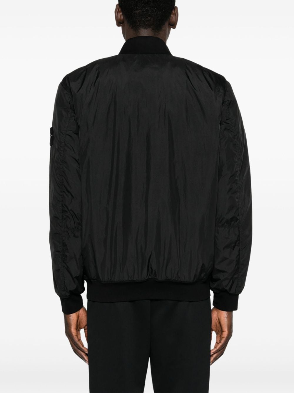 Nylon bomber jacket