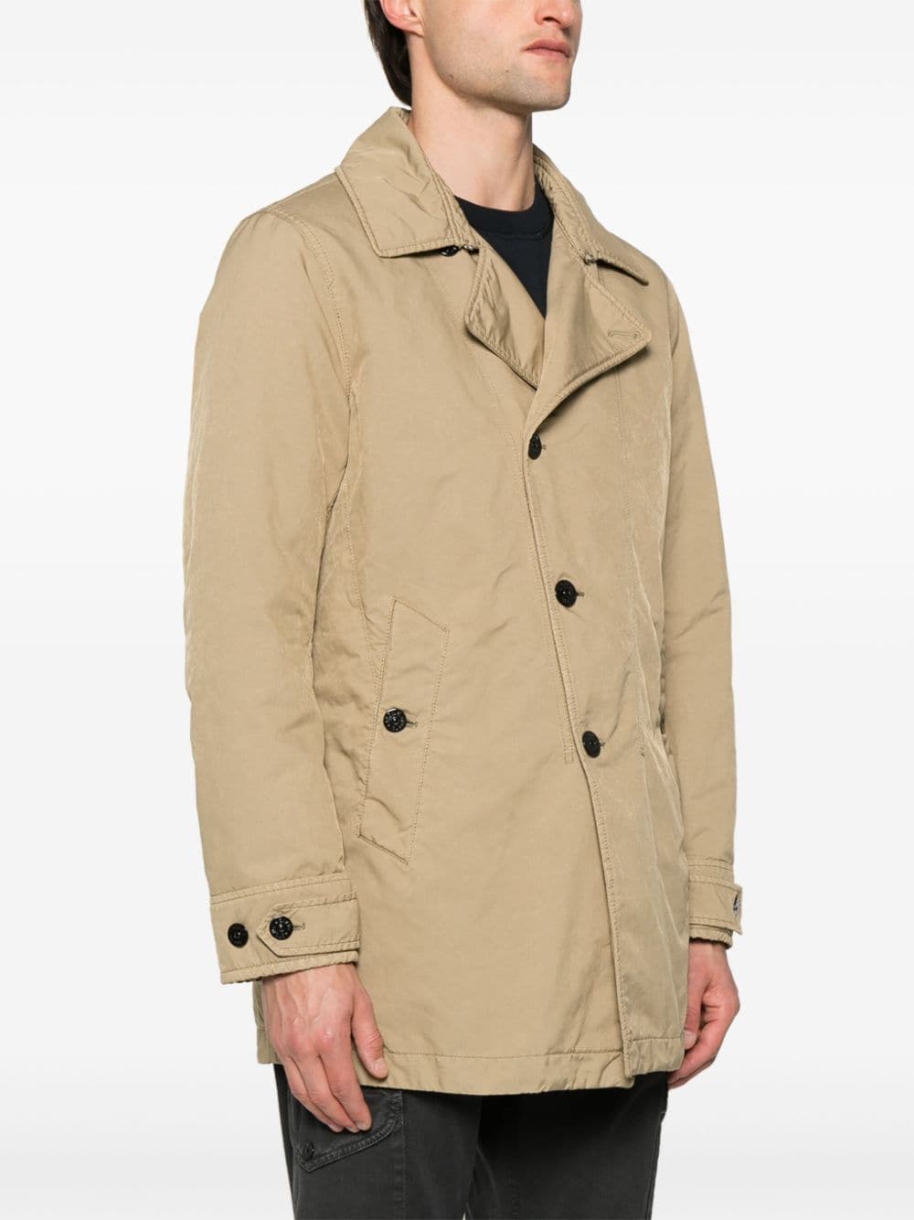 Water-resistant trench coat