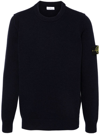 Wool crewneck sweater