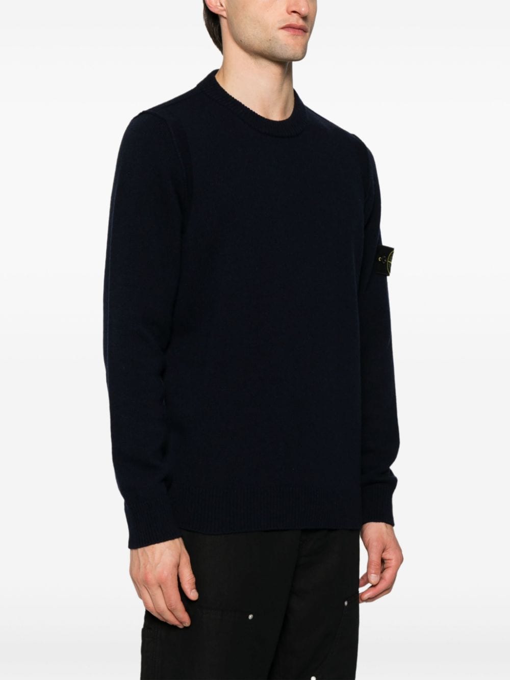 Wool crewneck sweater