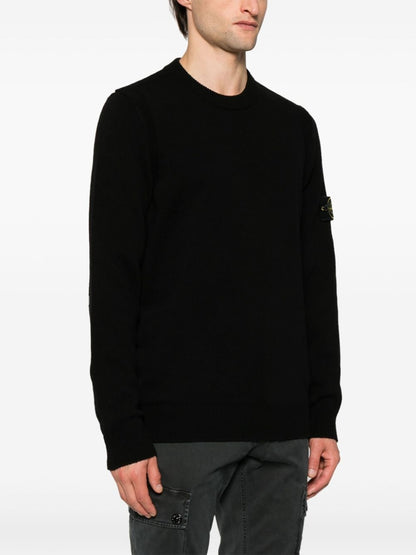 Wool crewneck sweater