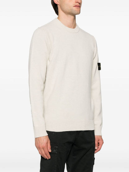 Wool crewneck sweater