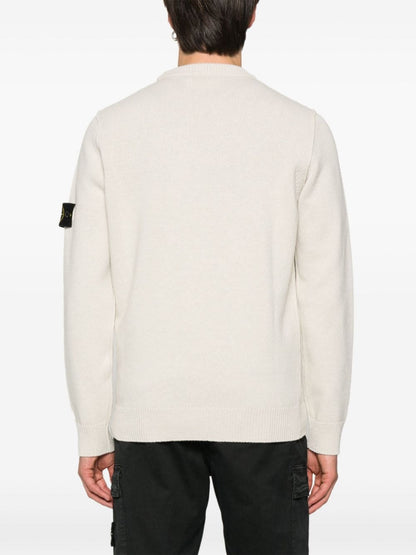 Wool crewneck sweater