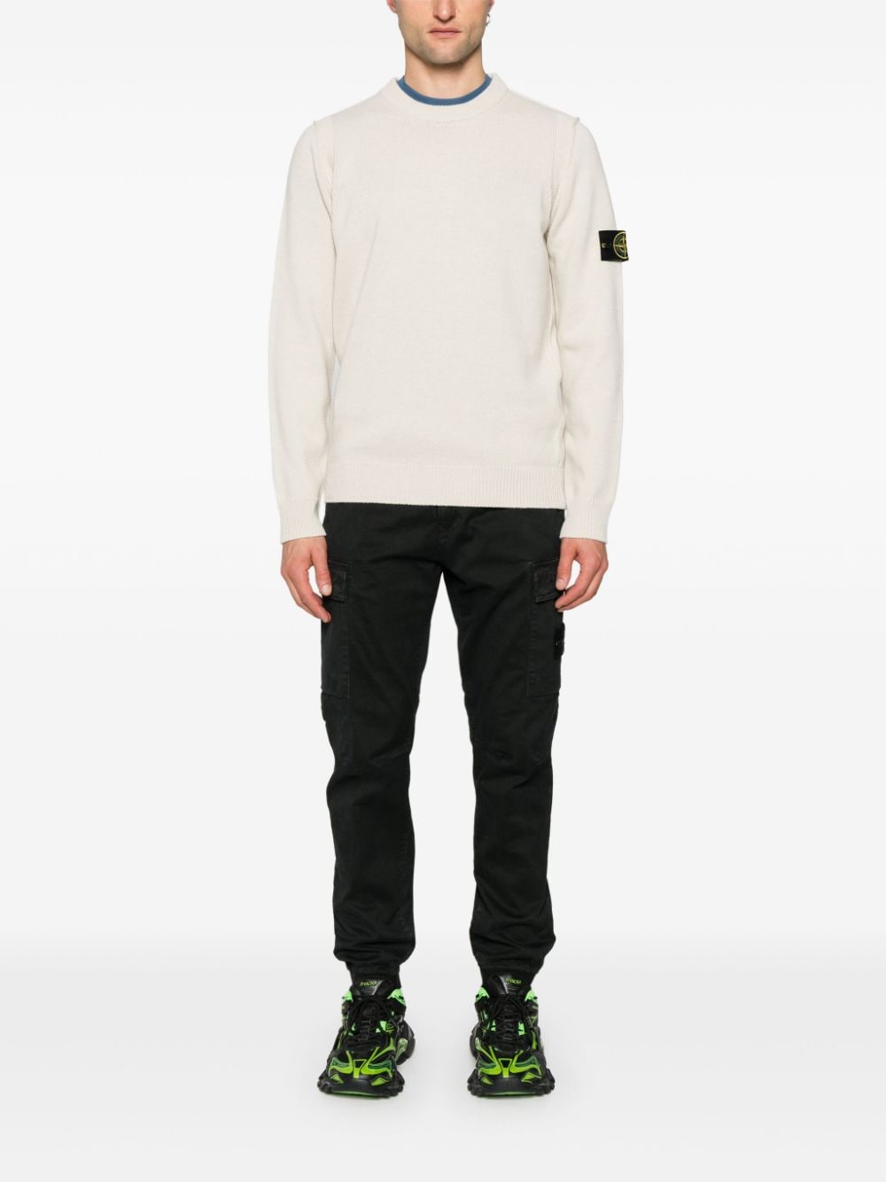 Wool crewneck sweater