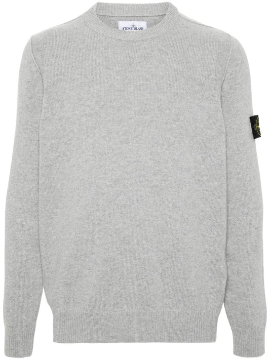 Wool crewneck sweater