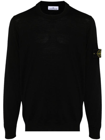 Wool crewneck sweater