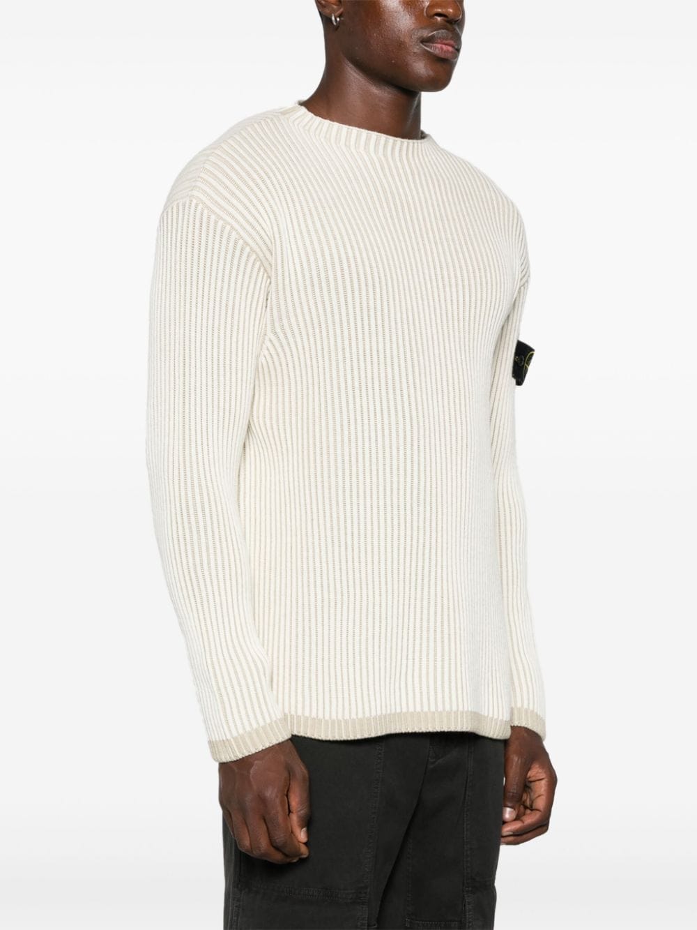 Wool crewneck sweater