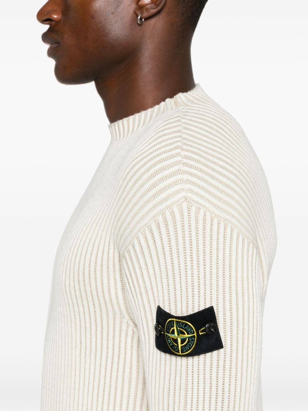 Wool crewneck sweater