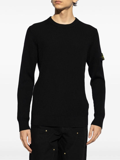 Wool high-neck sweater