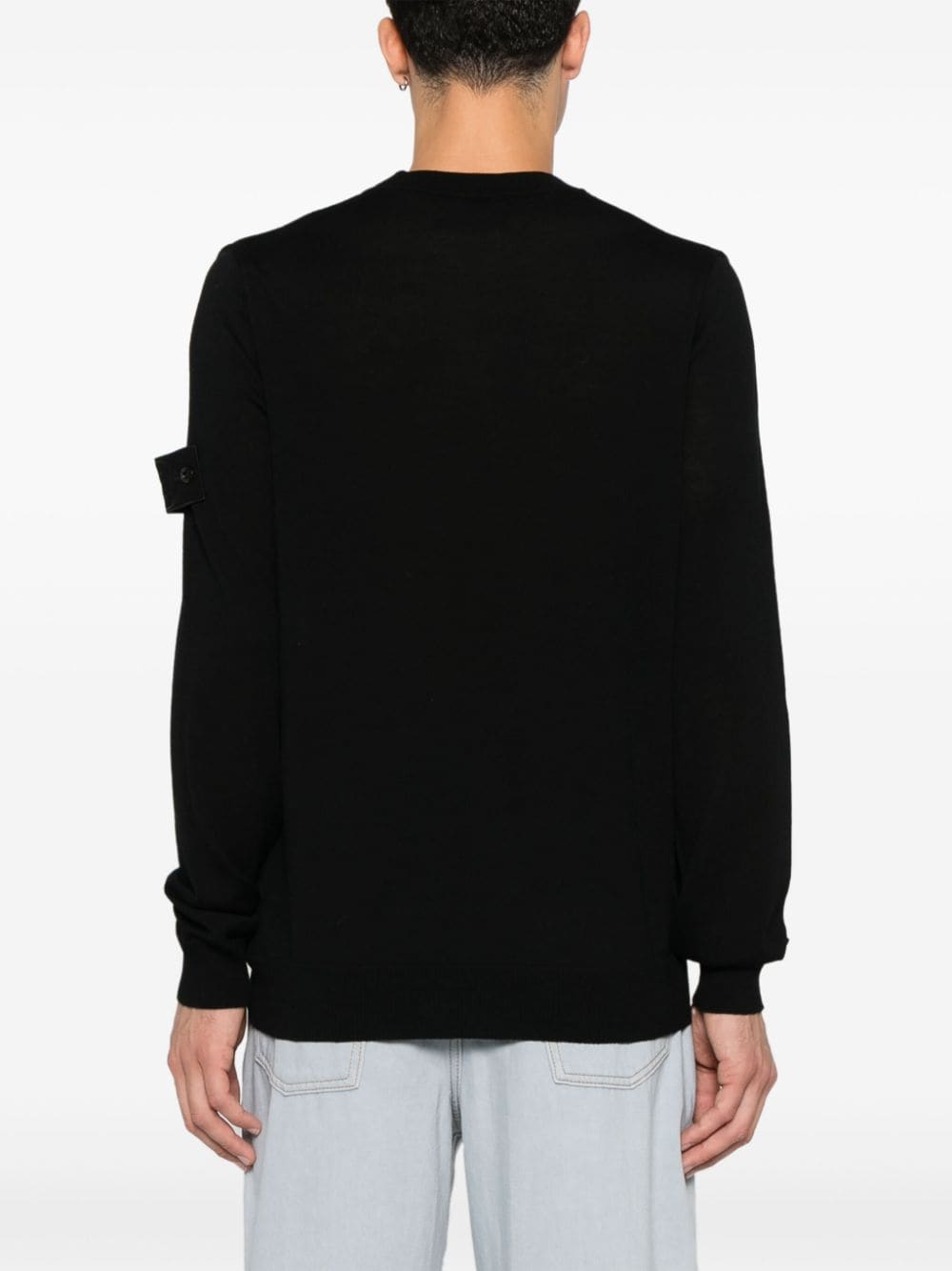 Wool crewneck sweater