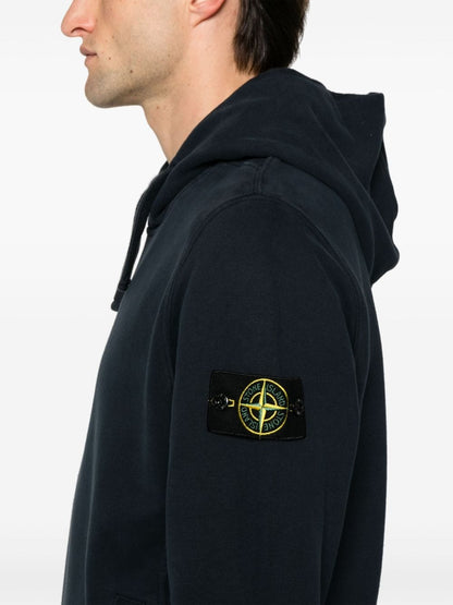 Logo cotton hoodie