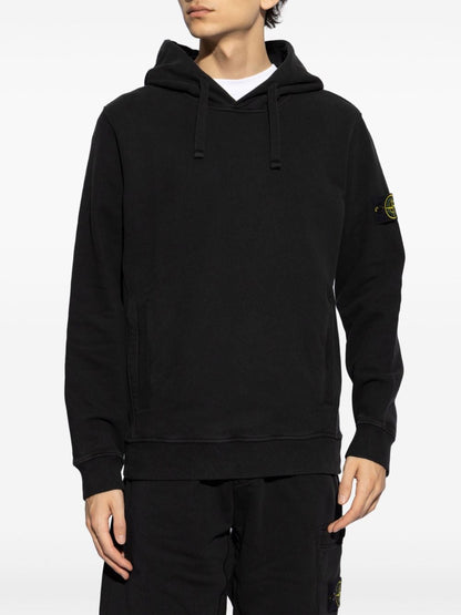 Logo cotton hoodie