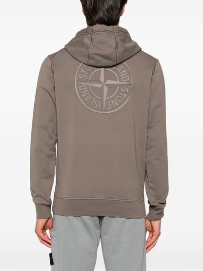 Logo cotton hoodie