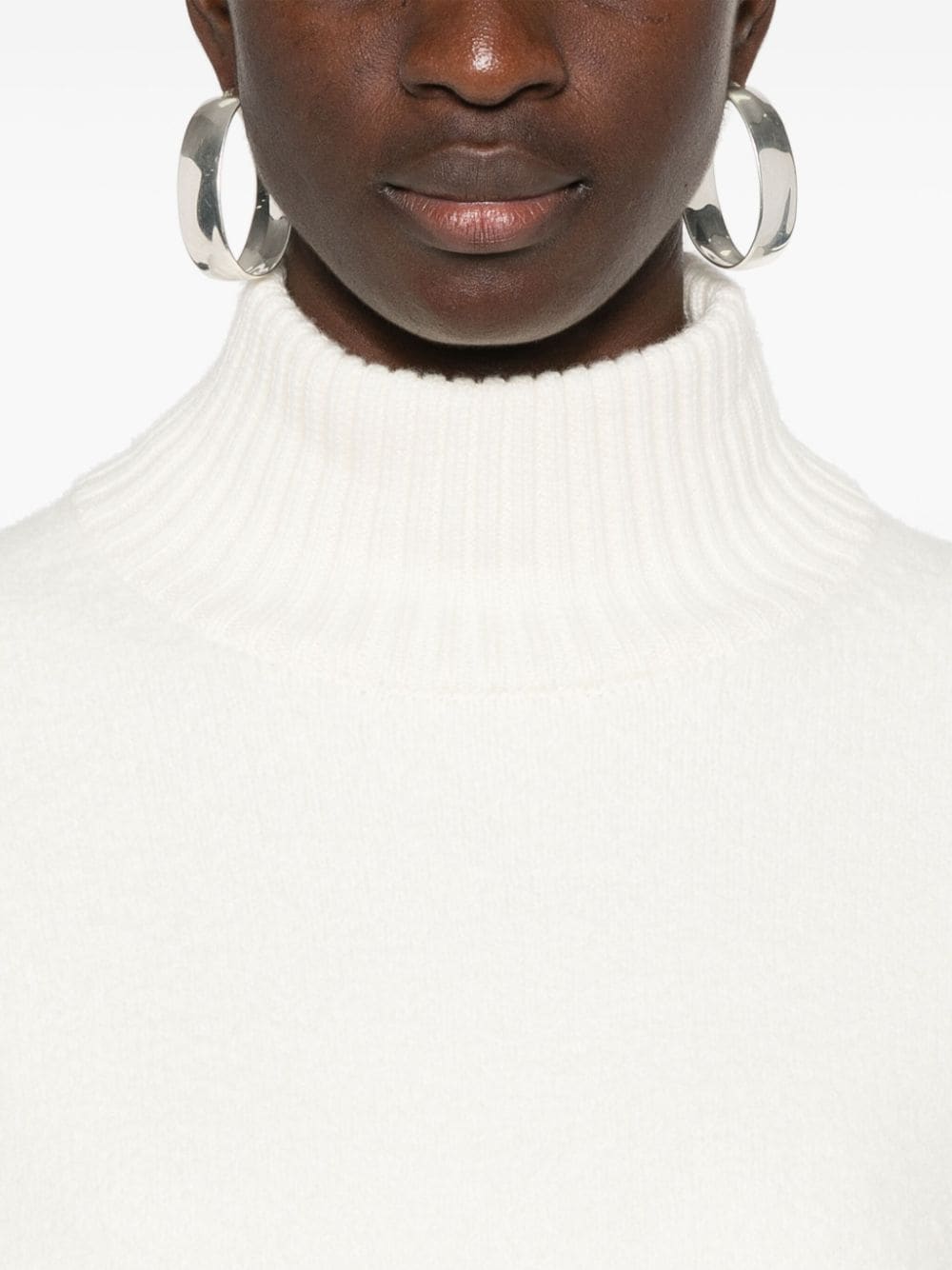 Wool rocllneck sweater