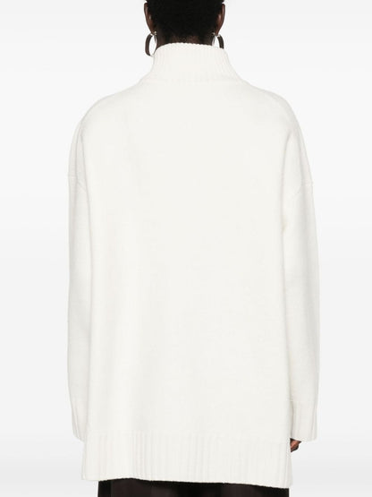 Wool rocllneck sweater